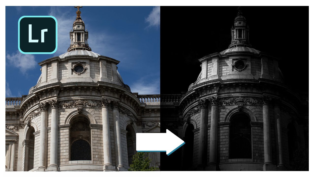 How To Produce Dramatic Architecture Images in 5 EASY Steps - LIGHTROOM TUTORIAL