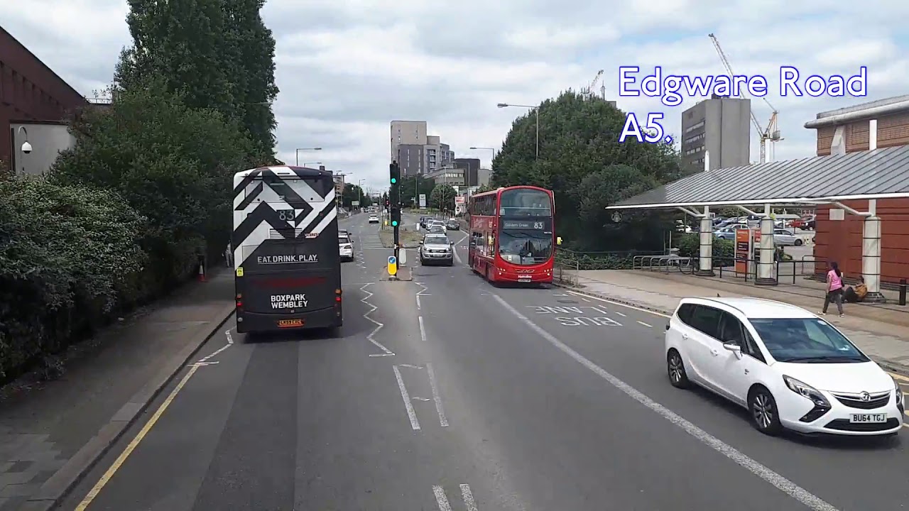 FULL ROUTE VISUAL | London Bus Route 183: Golders Green– Pinner | SP40086 (YT59RYN)