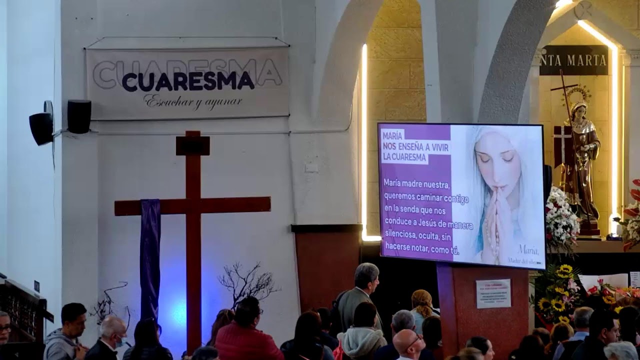 Martes 3 de Marzo 2026, Primero de la novena. Eucaristía 4:00 pm