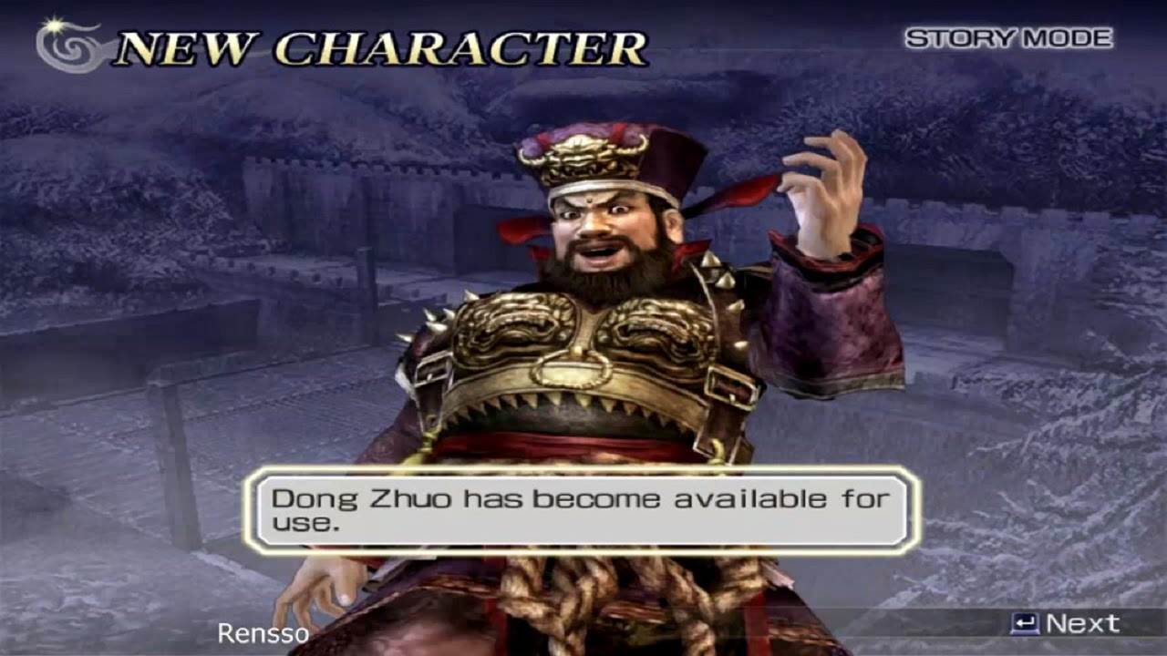 Warriors Orochi - Unlock Dong Zhuo