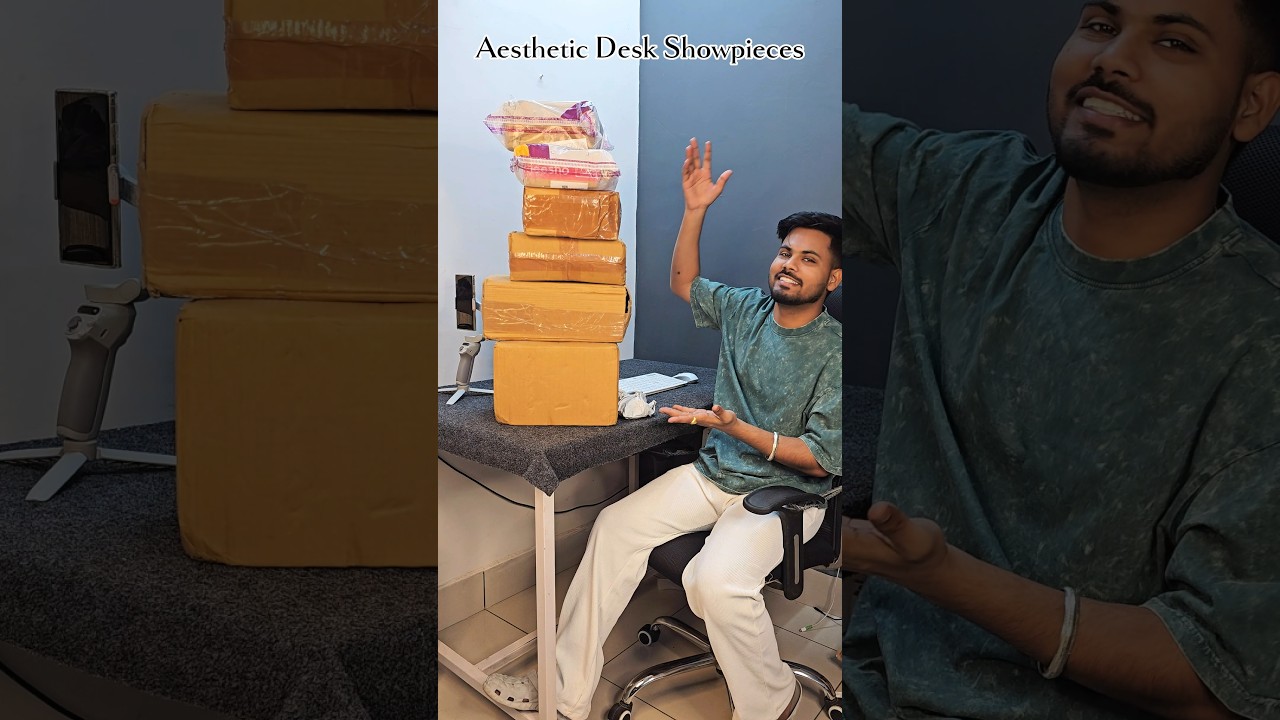 Meesho Aesthetic Showpieces For My Desk Setup ❤️‍🔥 | Meesho Showpieces | Meesho home decor finds