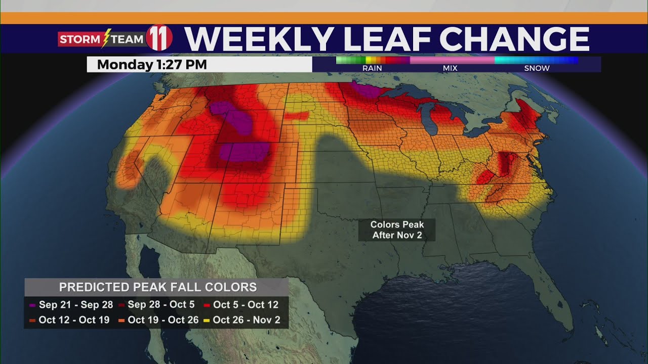 2020 Fall Foliage Map: Tri-Cities will see peak foliage in early October