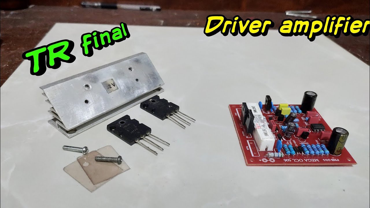 Pemula wajib tau !! cara pasang transistor final pada driver amplifier