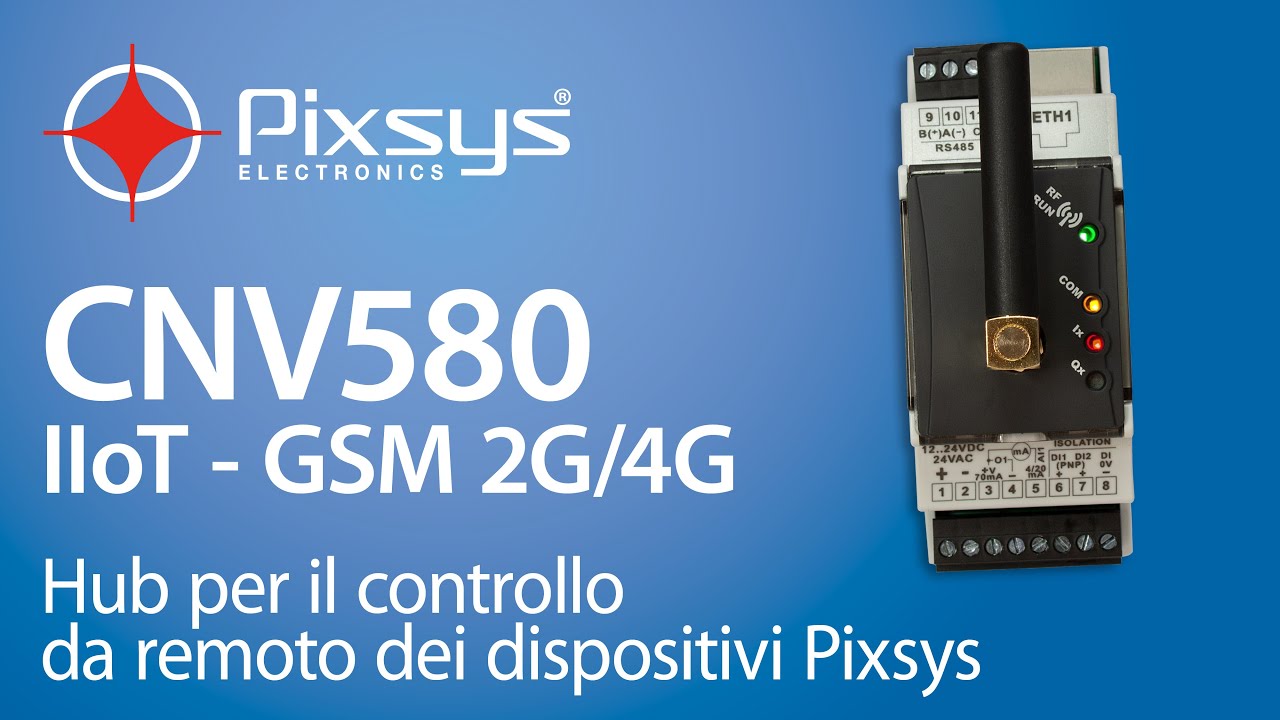CNV580 IIoT - GSM 2G/4G - Versione Italiana