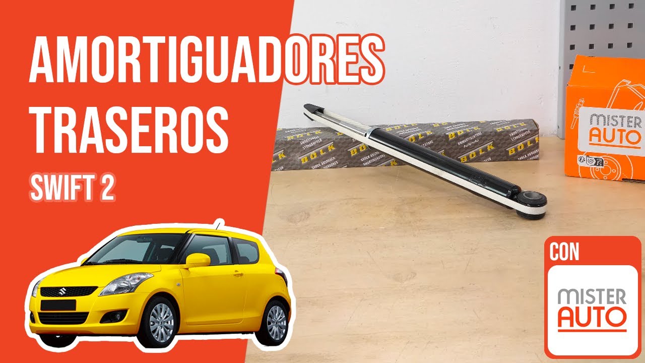 Cómo cambiar los amortiguadores traseros Swift 2 ➿