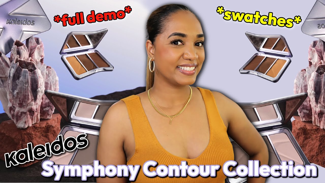 Kaleidos Makeup | Symphony Contour Trios &  Face Illuminators | FULL SWATCHES & DEMO!