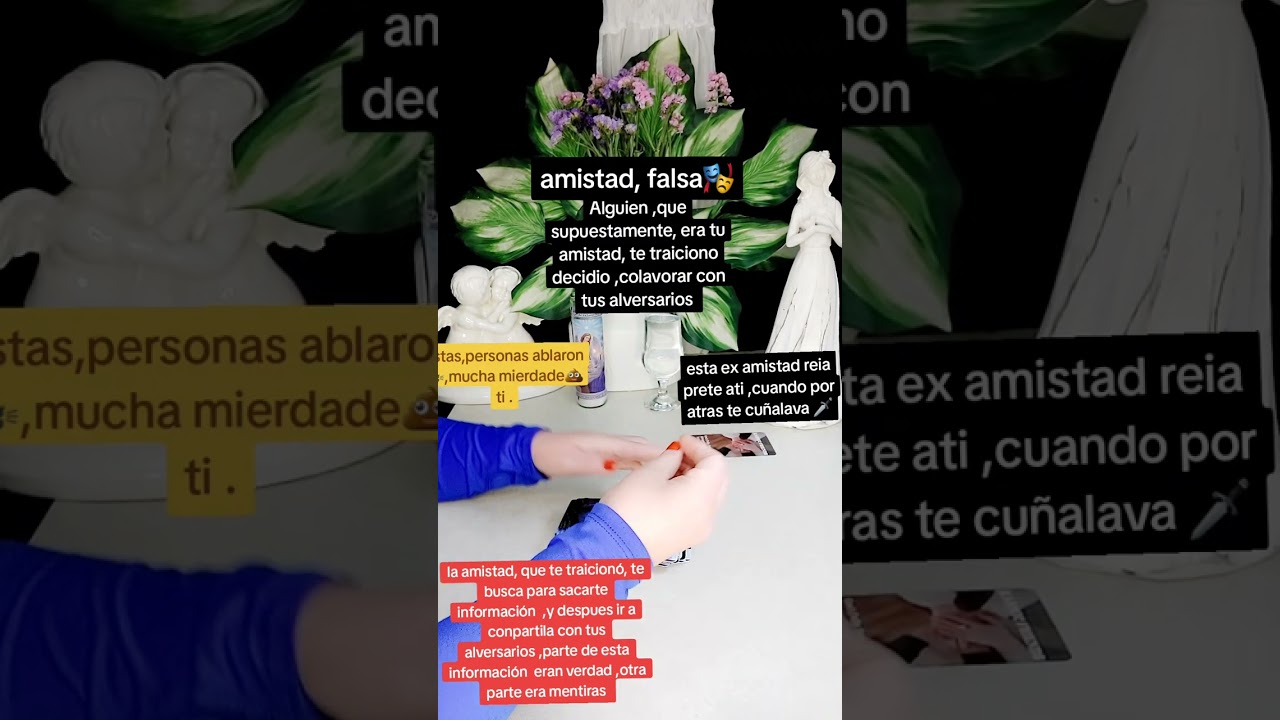 falsa 🎭amistad, decidió coravorar con tus alversarios,esta persona te sonreia de frente y por atras🗡