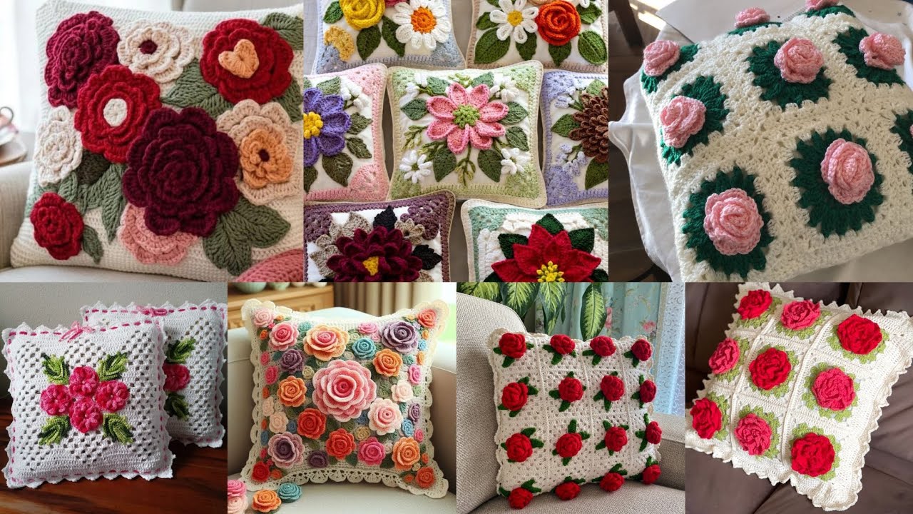 Crochet Cushion Covers Ideas 2026 | Easy & Beautiful Handmade Pillow Cover Designs 🧶✨