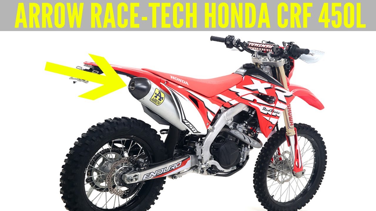 Arrow Race-Tech Slip-on Exhaust for Honda CRF450L Overview (2019+) (72530AK)