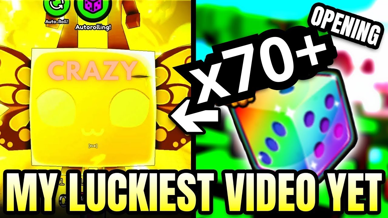 🔥 70+ MEGA LUCKY DICE II = INSANE TITANIC LUCK in Pet Simulator 99! 🎲💥