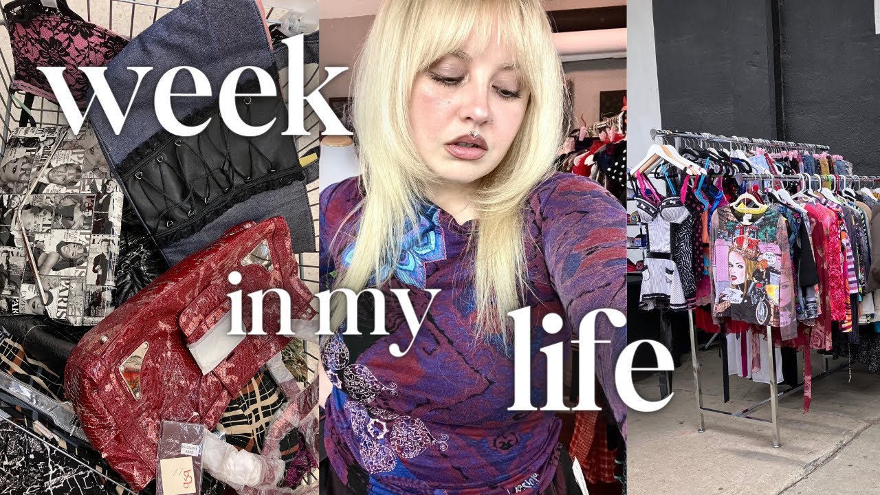 Life as a content creator/reseller ☆  Whatnot, vintage market + huge thrift haul ☆