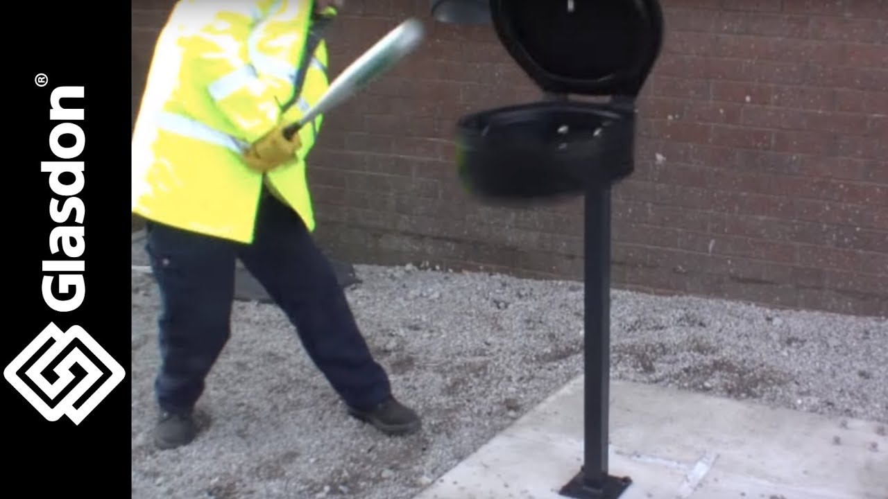 Glasdon International | Product Testing | Orbis™ post mounted sack holder