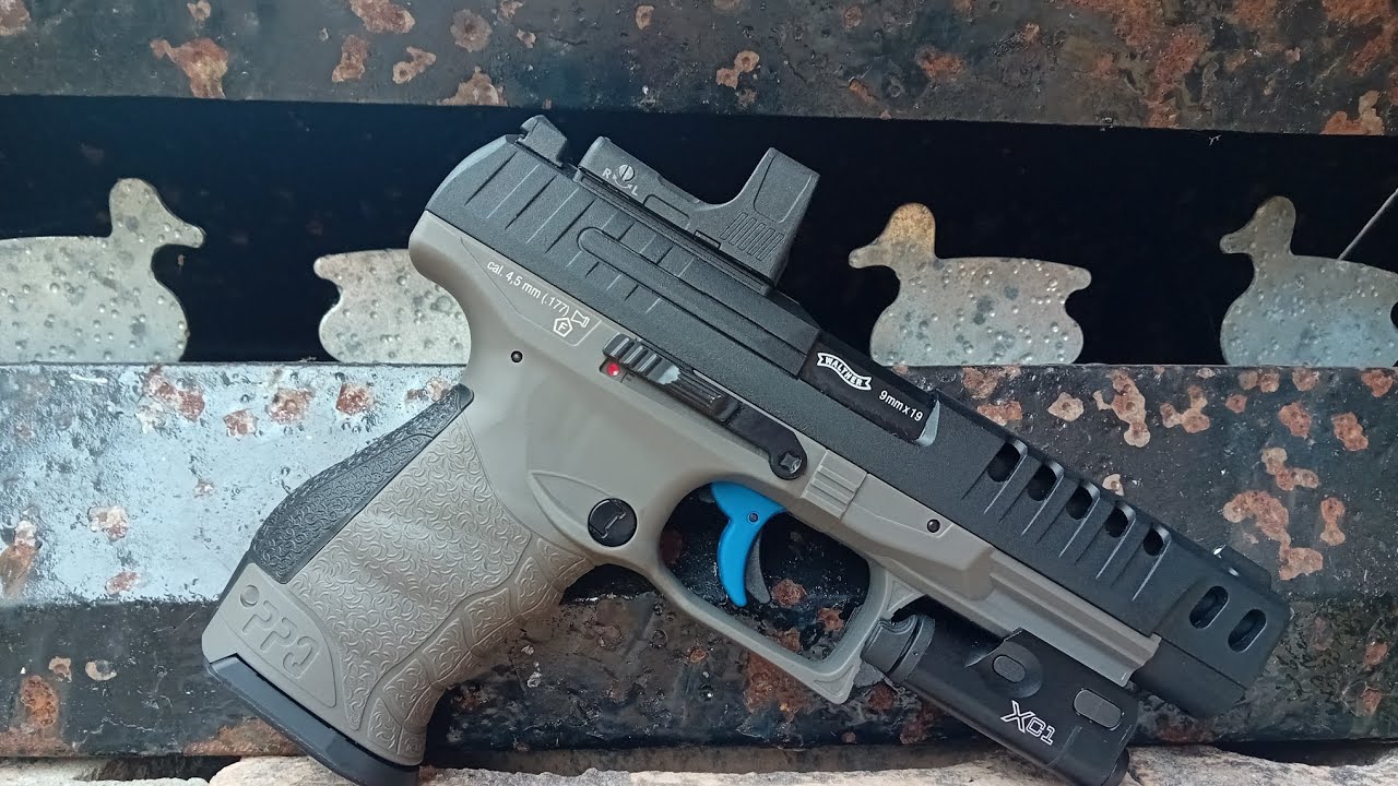 Unboxing review Walther Q5 match combo co2 pistol .177