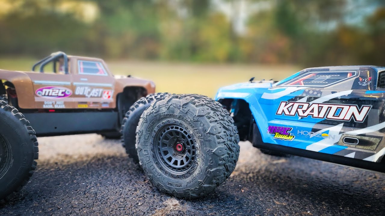 Arrma Kraton 6s vs Outcast 6s🚀🤟 Fully M2Cified Best Upgrades & CNHL Packs             🔸Music Removed