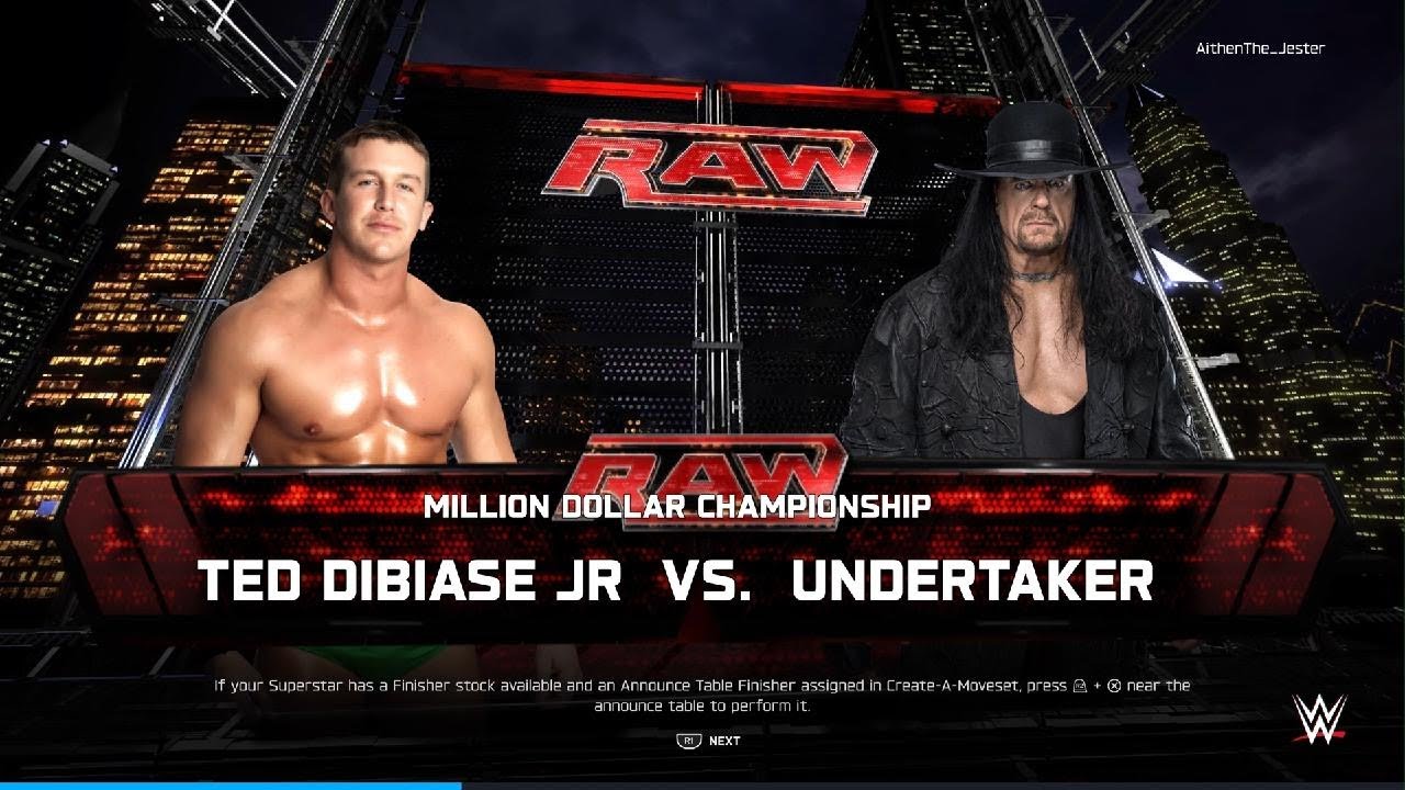 THE UNDERTAKER VS TED DIBIASE JR. (FAN REQUEST) @WWE @WWEGames @YouTube @WWEonUSA 