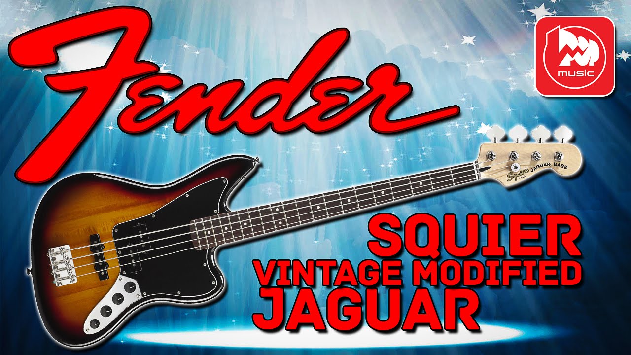 FENDER SQUIER VINTAGE MODIFIED JAGUAR BASS - ,бас-гитара