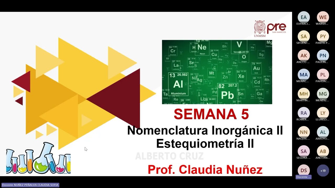 Química - Semana 05 - Pre San Marcos Ciclo 2024-I (Nuevo Ciclo)