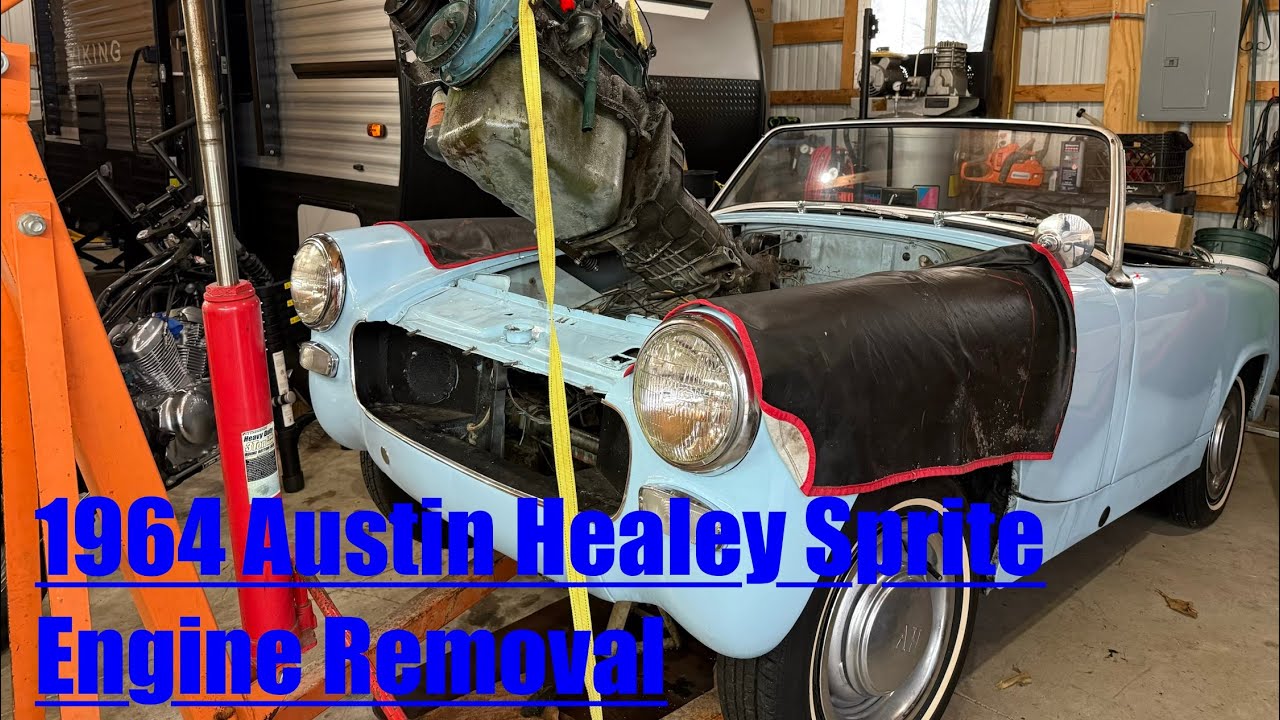 1964 Austin Healey Sprite Engine Removal