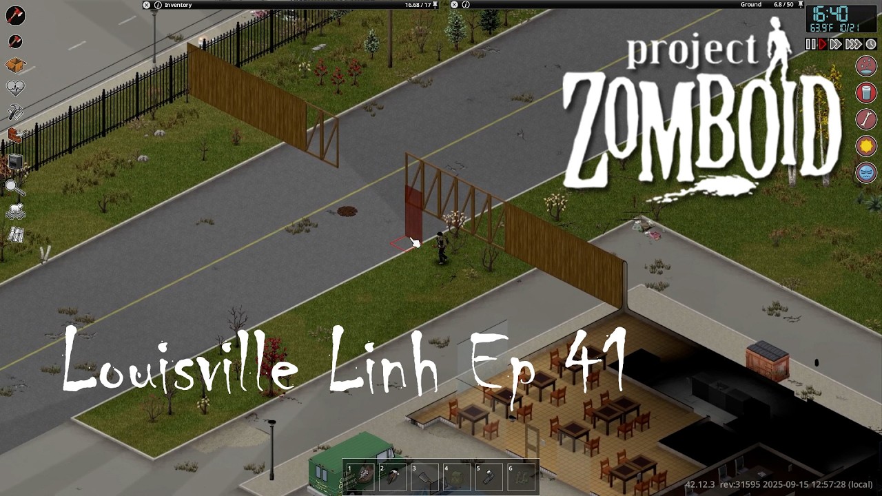 Project Zomboid Louisville Linh Ep 41 | Finishing the wall around the compound
