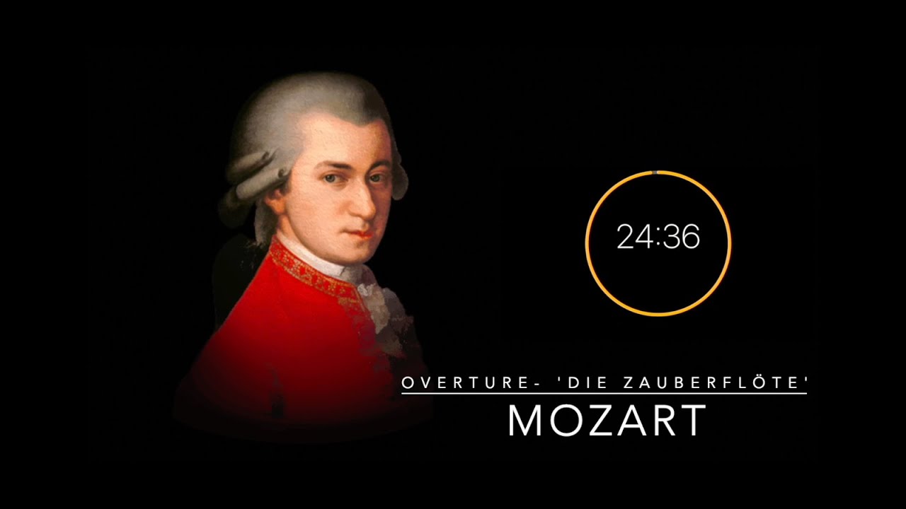 POMODORO timer 2 hours - Classical music for studying & brain power (MOZART EFFECT)