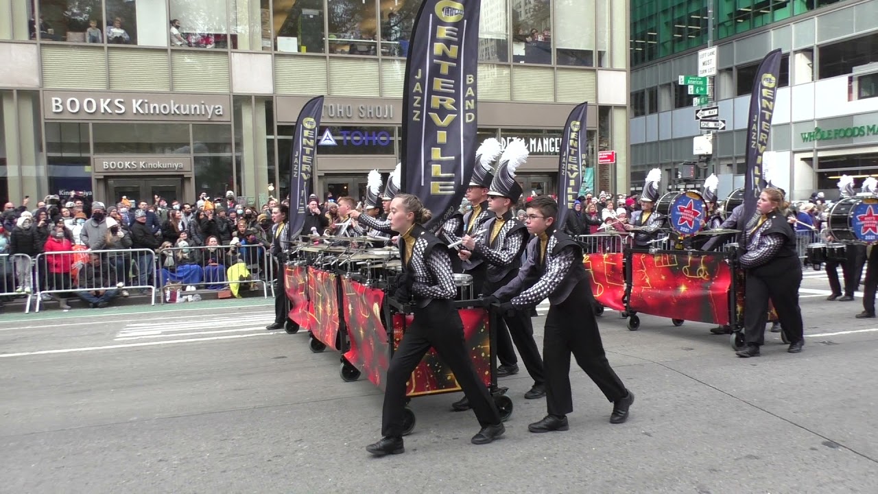 Macy's Thanksgiving Day Parade~2021~NYC~Centerville HS Jazz Band from Ohio~NYCParadelife