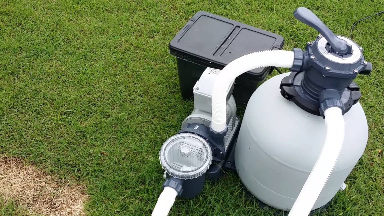 Upgraded above ground pool pump