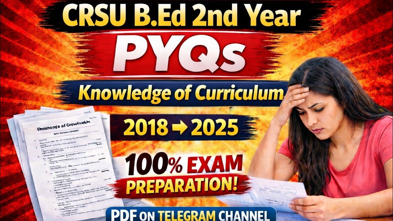Knowledge And Curriculum Question paper (2025-18) 
