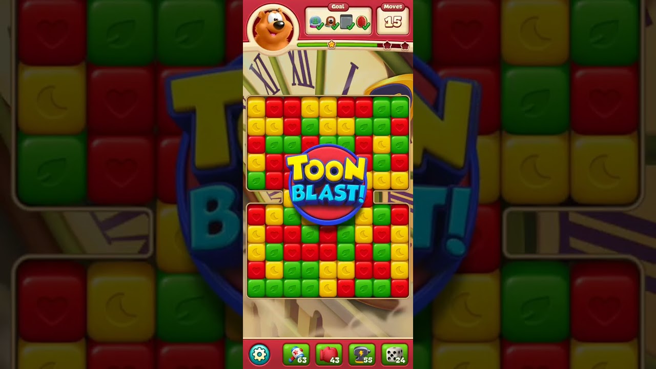 Toon Blast 9576 - 9600 #games #toonblast