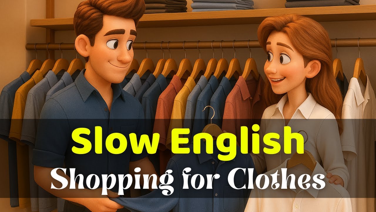 Shopping for Clothes in English | Full Conversation Practice for Beginners
