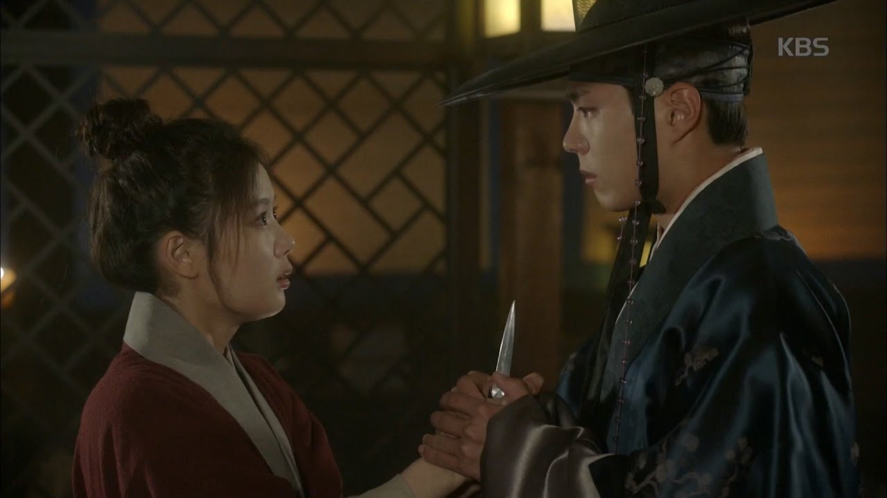 구르미 그린 달빛 - 박보검, 팔찌 끊어내다 ＂다신 만나자고 하지 않을 것＂.20161010