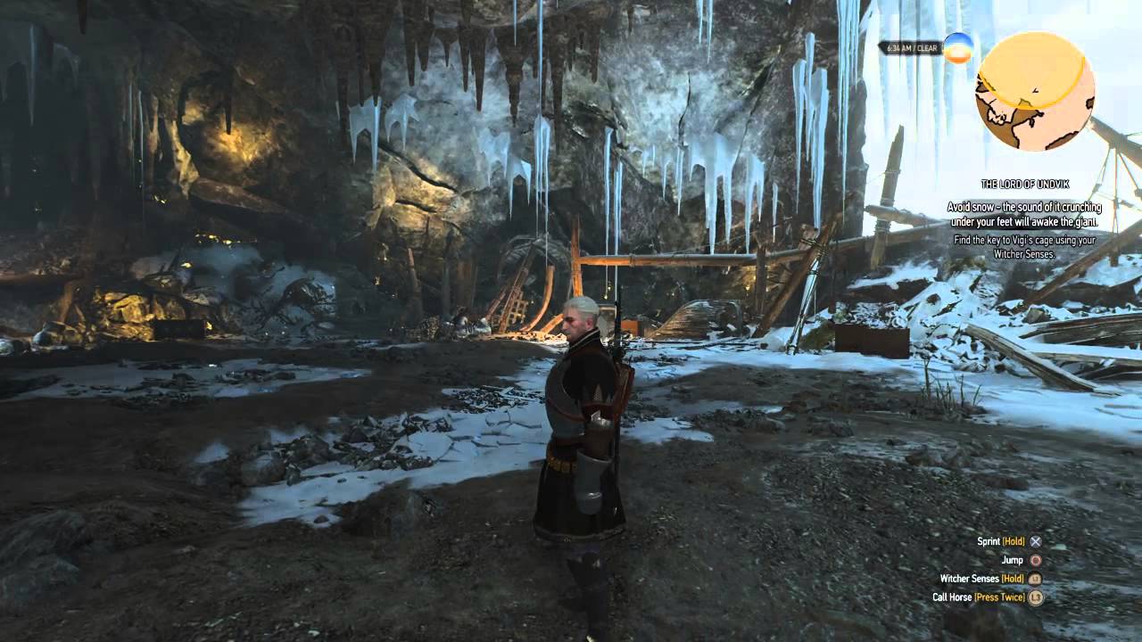 The witcher 3 - (lord of Undvik Quest) - How to sneak past giant & get the key
