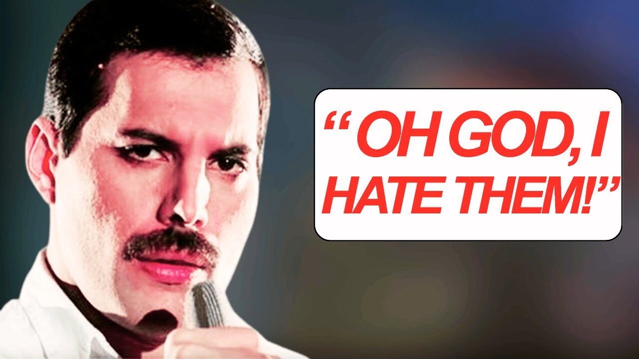 Freddie Mercury Names The Five Musicians He Hates Most!
