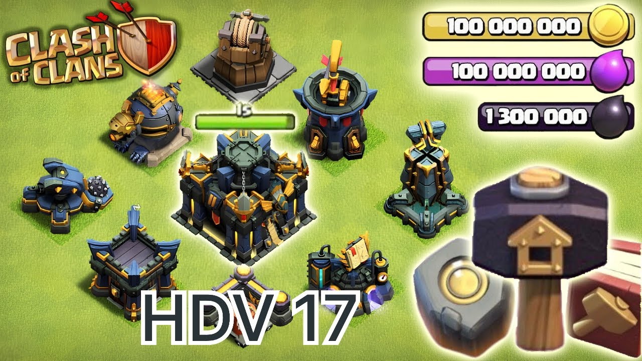 Je Passe HDV 17 Sur Clash of Clans !!