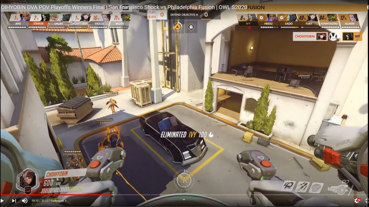 CHOIHYOBIN DVA POV Playoffs Winners Final | San Francisco Shock vs Philadelphia Fusion | OWL S2020
