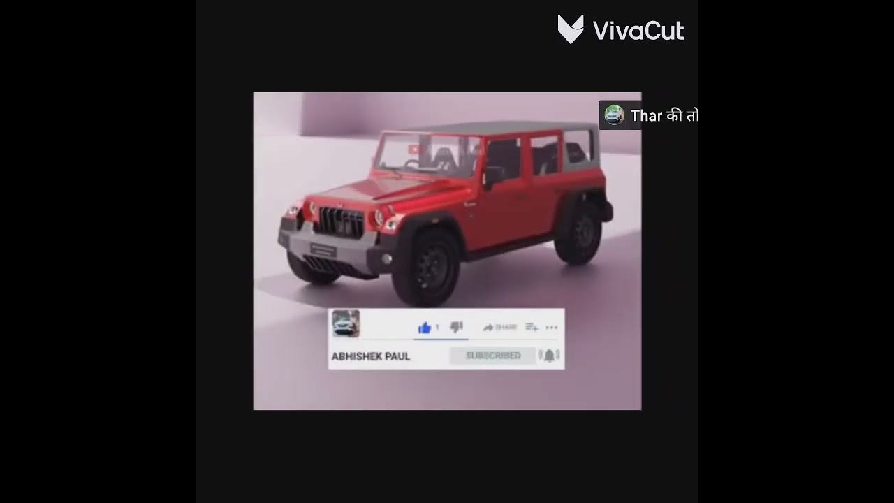 mahindra thar 2023 new model 5 door🔥🔥#shorts #viral