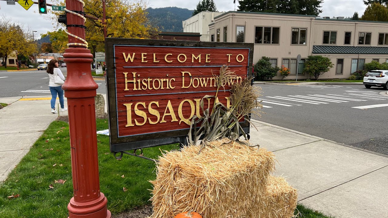 Большая прогулка (часть 2) городок Иссакуа & Issaquah . штат Вашингтон.