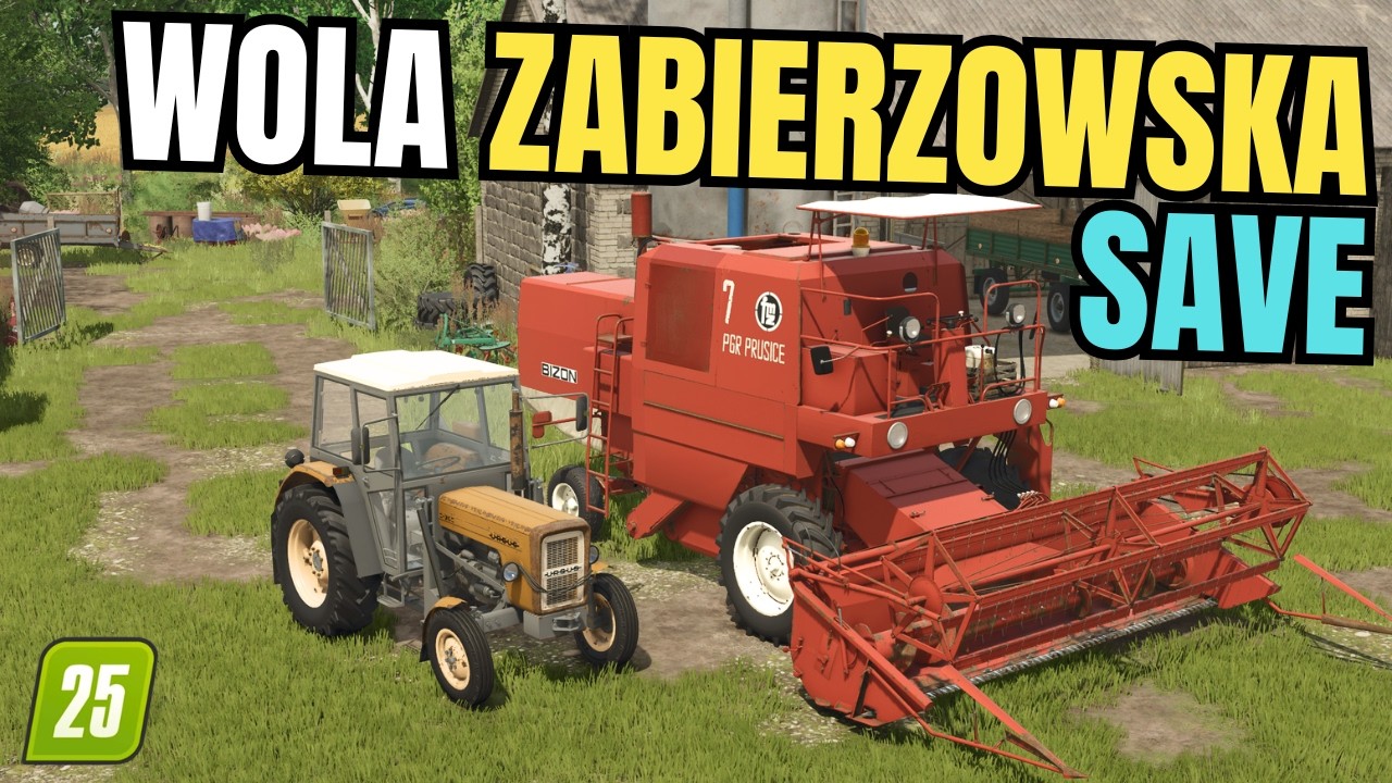 SAVE🌞Prezentacja startowego gospodarstwa - Wola Zabierzowska✅FS25 #1