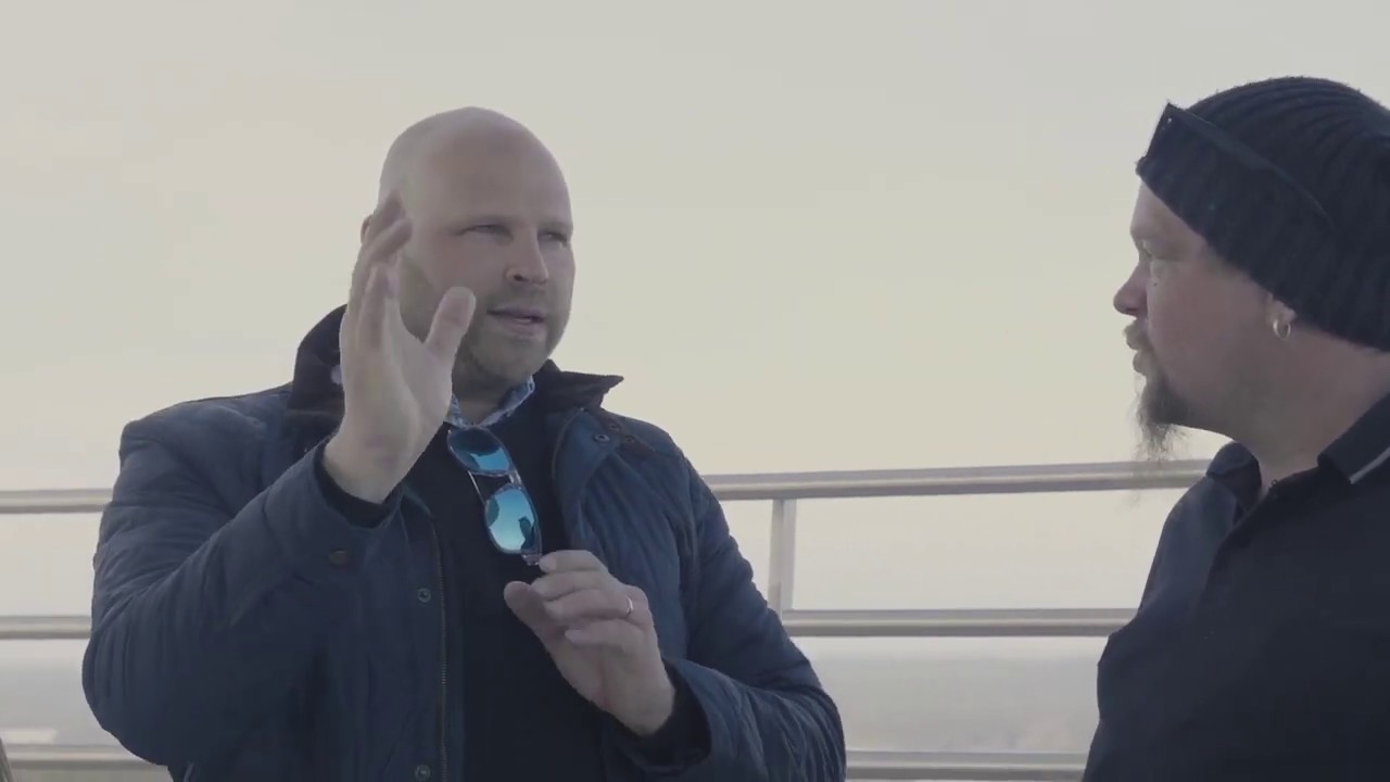 Ville Haapasalo visiting at Puijo Peak_Kuopio_Finland