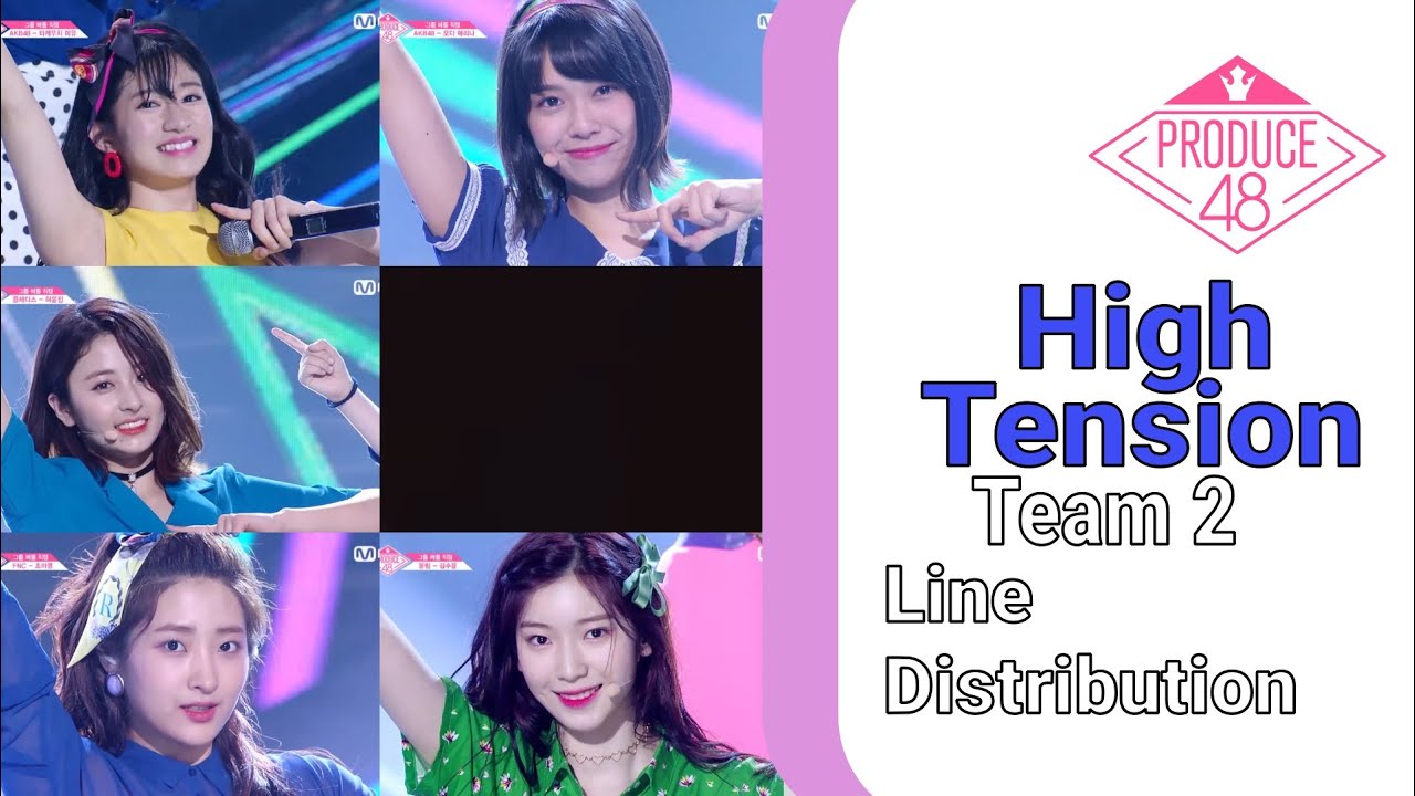 Produce 48: High Tension (Team 2) - Line Evolution