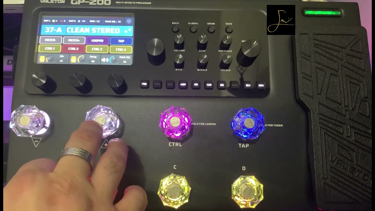 Valeton GP-200 “User Mode “ Como configurar los pulsadores (Parte 2 Pedalera)