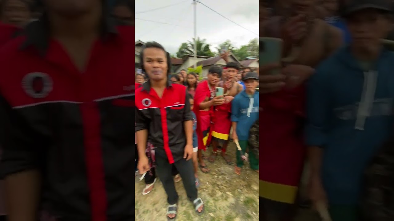 Acara bapuar desa paku Raya kecamatan kuala behe kabupaten landak 