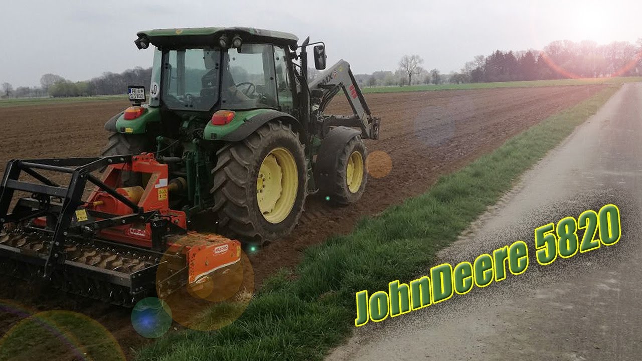 [Cabview]  Kreiseln mit JohnDeere 5820  /Paderborner Agrarvideos