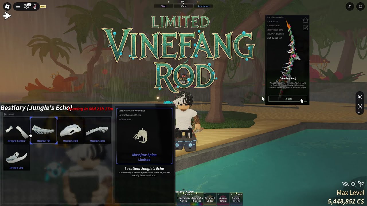 ROBLOX FISCH: HOW TO GET THE VINEFANG ROD (SPECIAL EVENT)