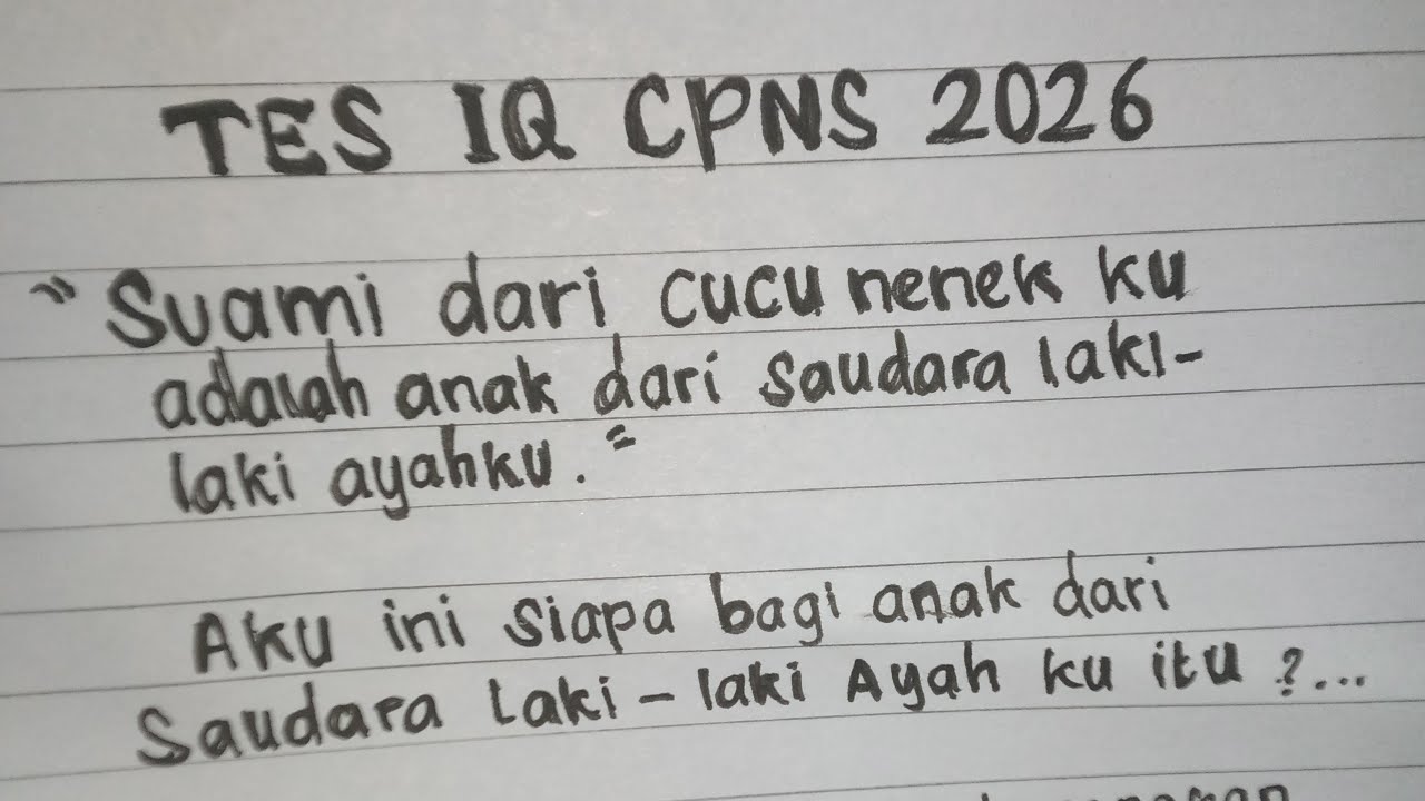 TES IQ CPNS 2026