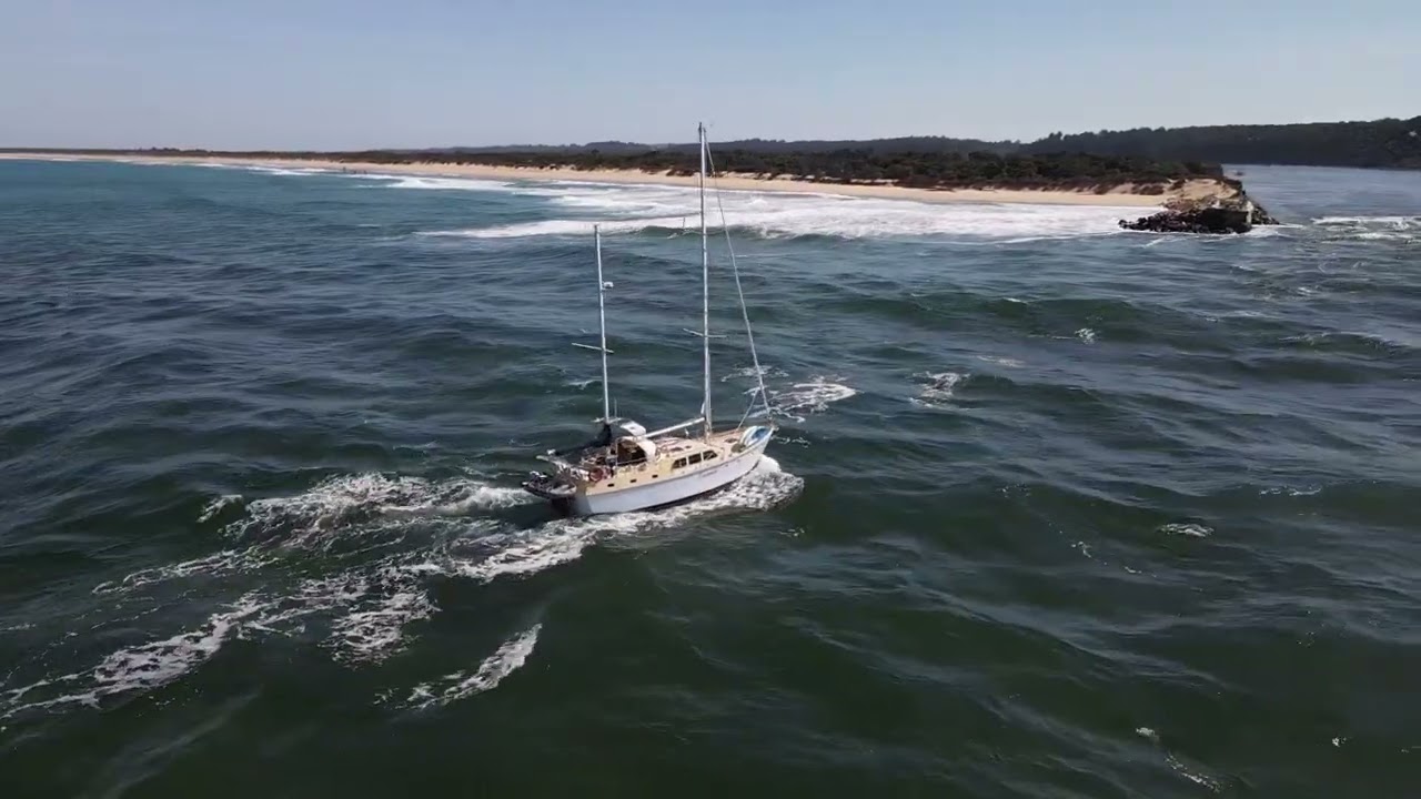 Friends crossing lakes entrance bayway