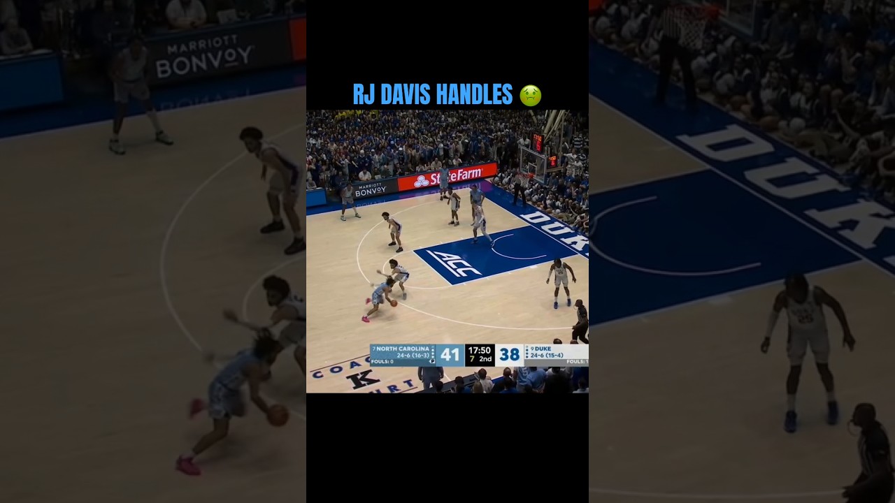 RJ Davis BAG WORK 🎒🏀 #shorts #viral #subscribe #unc #rjdavis