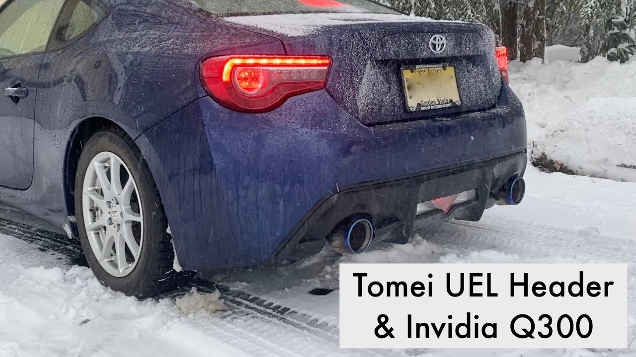 Toyota 86 Exhaust Comparison - Stock vs Tomei UEL Header, Invidia Q300, OFT (GT86, FRS, BRZ)