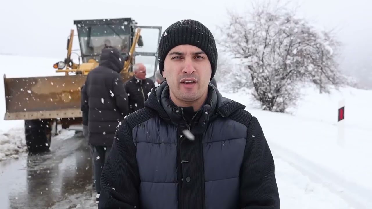 Marneuli Munisipalitetində yolların təmizlənməsi işləri davam etdirilir