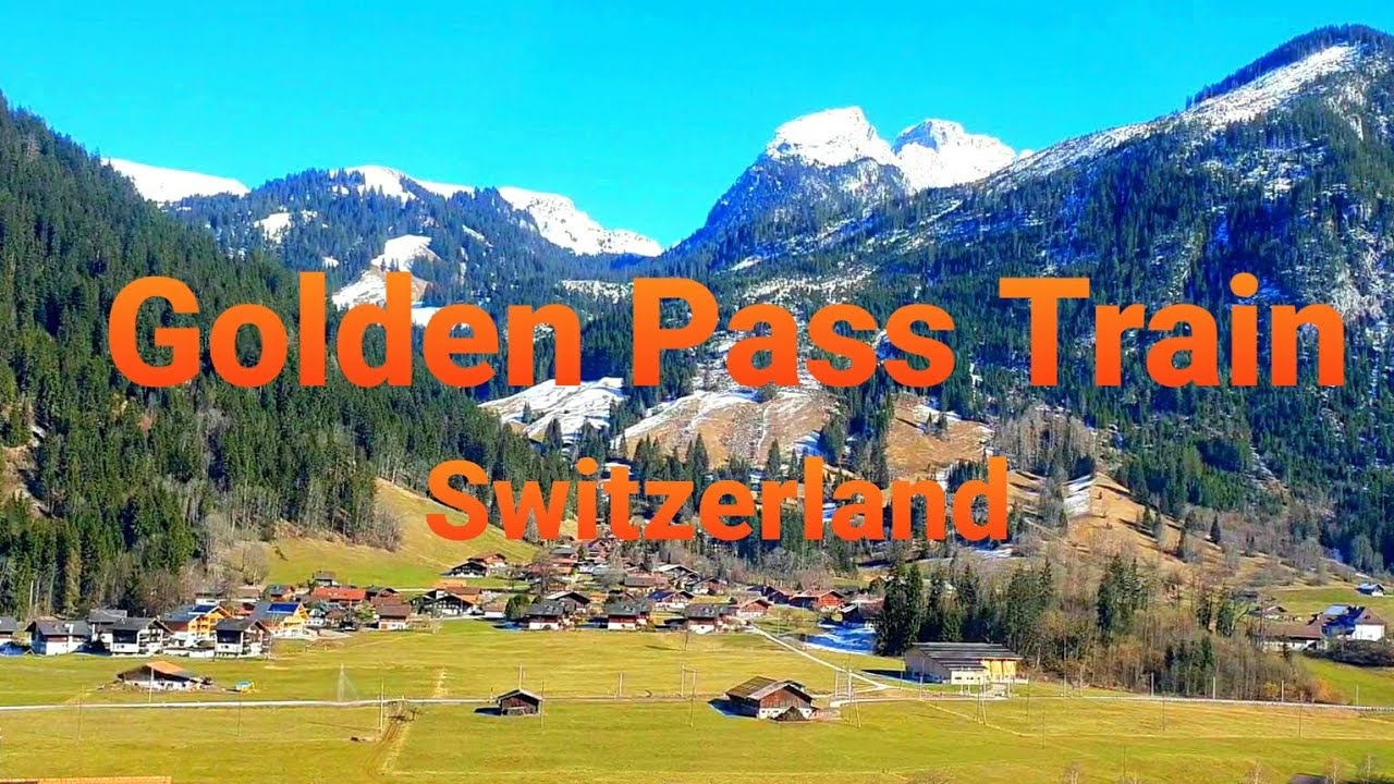 Golden Pass Train Route | Zweisimmen-Gstaad | Switzerland