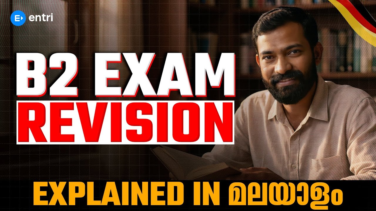 German B2 Exam Revision Class | Explained in Malayalam| Complete B2 Preparation